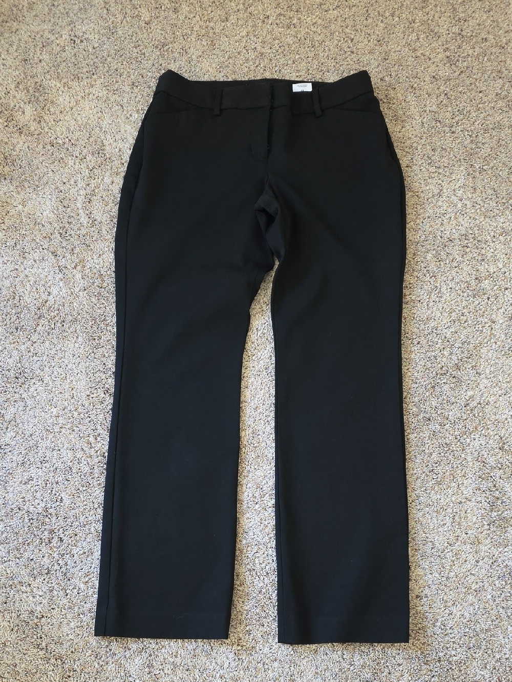 Express Black Editor Pants - Sleek Tailored Style Size 8short
